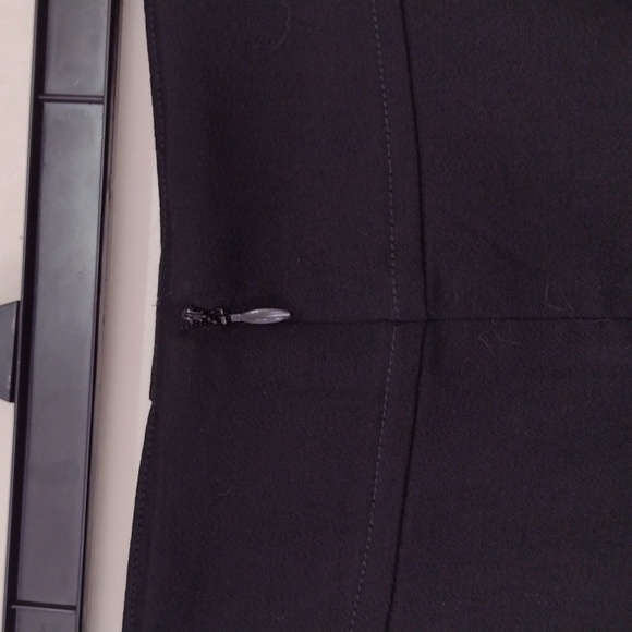 Javier Simorra Black Stretch Wool Pencil Skirt Made in Spain US Size 10 … - Picture 2 of 14